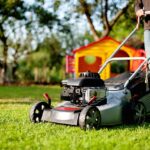 Mowing lawn before selling a house